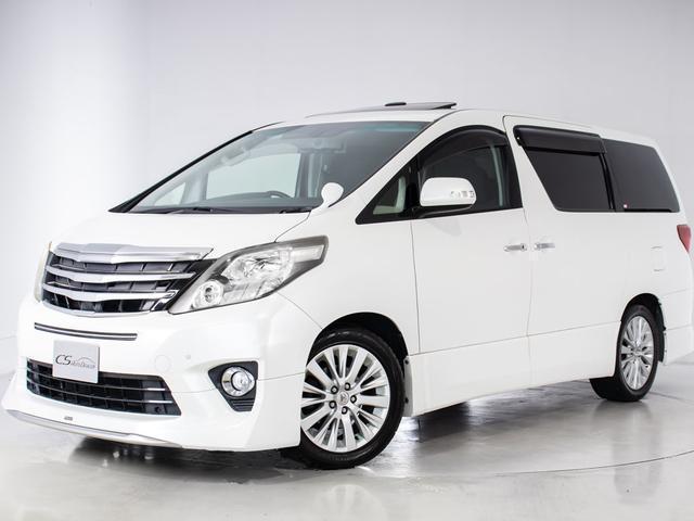 アルファード 240S Cパッケージ (禁煙車)(新品黒×赤コンビレザー)(サンルーフ)(モデリスタフルエアロ)後席モニター/両側自動ドア/パワーバックドア/純正HDDナビ/エグゼクティブシート/クルーズコントロール/クリアランスソナー/(10枚目)