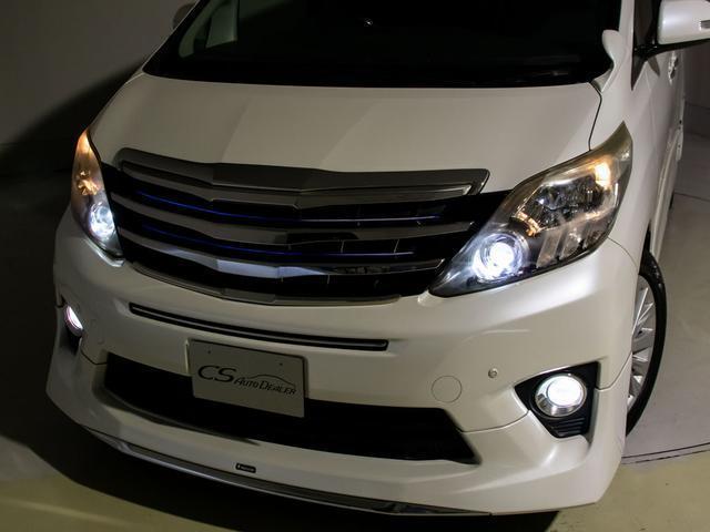 アルファード 240S Cパッケージ (禁煙車)(新品黒×赤コンビレザー)(サンルーフ)(モデリスタフルエアロ)後席モニター/両側自動ドア/パワーバックドア/純正HDDナビ/エグゼクティブシート/クルーズコントロール/クリアランスソナー/(11枚目)