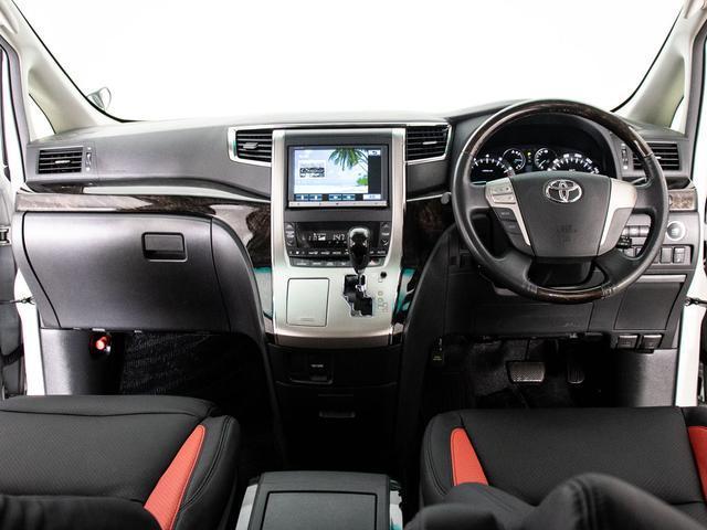 アルファード 240S Cパッケージ (禁煙車)(新品黒×赤コンビレザー)(サンルーフ)(モデリスタフルエアロ)後席モニター/両側自動ドア/パワーバックドア/純正HDDナビ/エグゼクティブシート/クルーズコントロール/クリアランスソナー/(24枚目)