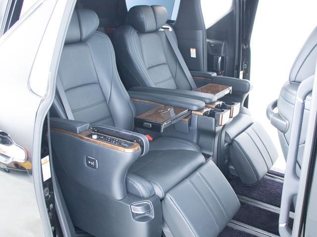 ヴェルファイア ３．５エグゼクティブラウンジ　（禁煙車）（モデリスタフルエアロ）（サンルーフ）（ＪＢＬサウンド）全方位カメラ／後席モニター／黒本革／前車追従レーダークルーズ／衝突被害軽減ブレーキ／踏み間違い防止装置／ＡＣ１００Ｖ電源／シートメモリ（28枚目）