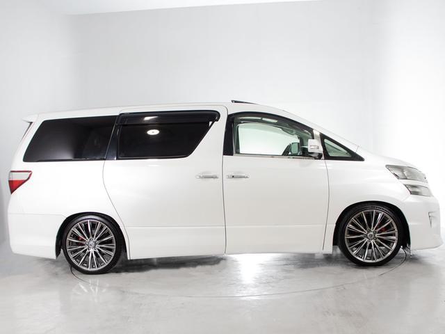 ヴェルファイア 2.4Z (点検記録簿7枚)(ツインサンルーフ)(社外20インチアルミ&車高調)(両側自動ドア)後席モニター/純正HDDナビ/バックカメラ/黒革調シートカバー/クルーズコントロール/クリアランスソナー/(17枚目)