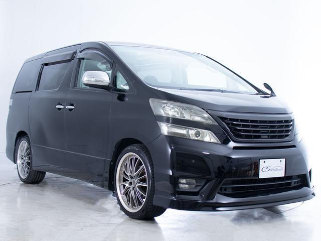 ヴェルファイア 2.4Z プラチナセレクションII タイプゴールド (禁煙車)(フロントリップ)(社外20インチアルミ)(黒革調シートカバー)純正HDDナビ/後席モニター/バックカメラ/両側自動ドア/パワーバックドア/クリアランスソナー/コンビハンドル/(15枚目)