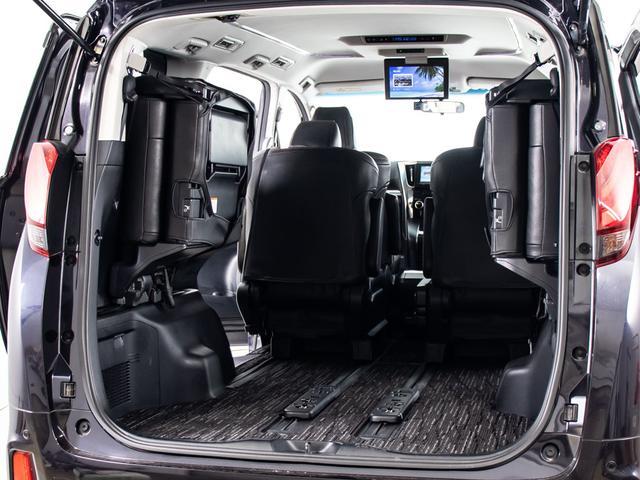 アルファード 2.5S (禁煙車)(ダウンサス)(黒革調シートカバー)(両側自動ドア)純正9型ナビ/後席モニター/バックカメラ/AC100V電源/コンビハンドル/クリアランスソナー/Bluetooth接続/フルセグTV/(28枚目)