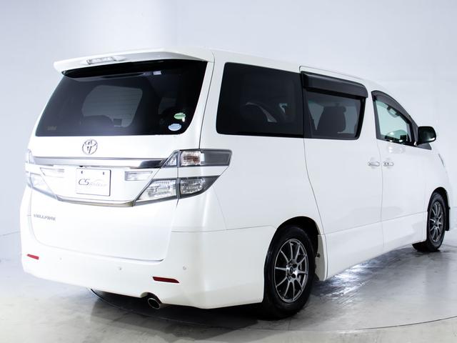 ヴェルファイア ２．４Ｚ　（禁煙車）（点検記録簿１０枚）（４ＷＤ）（エンジン対策済み）８人乗りフルフラットシート／ダウンサス／黒革調シートカバー／純正ＳＤナビ／後席モニター／両側自動ドア／バックカメラ／クリアランスソナー／（17枚目）