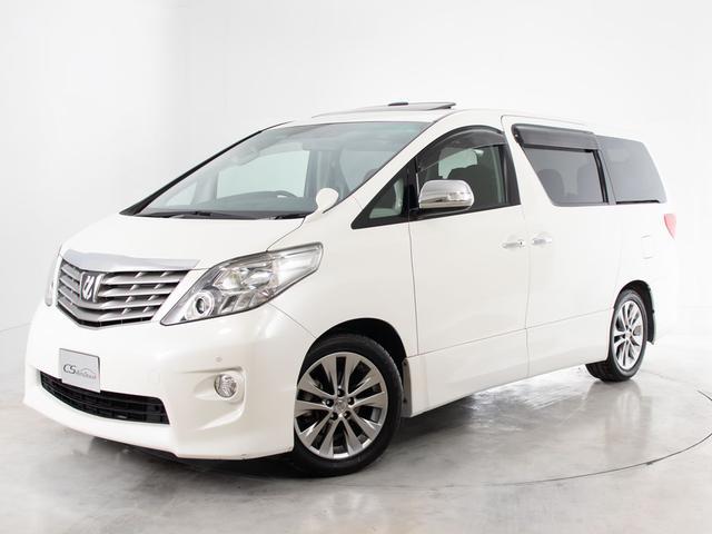 アルファード ２４０Ｓ　プライムセレクションＩＩ　タイプゴールド　（禁煙車）（点検記録簿５枚）（サンルーフ）（プレミアムサウンド）後席モニター／両側自動ドア／パワーバックドア／ＡＣ１００Ｖ電源／クリアランスソナー／専用アルカンターラシート／ビルトインＥＴＣ／（12枚目）