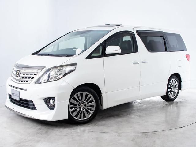 アルファード ２４０Ｓ　タイプゴールドＩＩ　（禁煙車）（モデリスタフルエアロ）（サンルーフ）（純正９型ナビ）後席モニター／両側自動ドア／パワーバックドア／専用黒ハーフレザーシート／ＡＣ１００Ｖ電源／クルーズコントロール／クリアランスソナー／（12枚目）