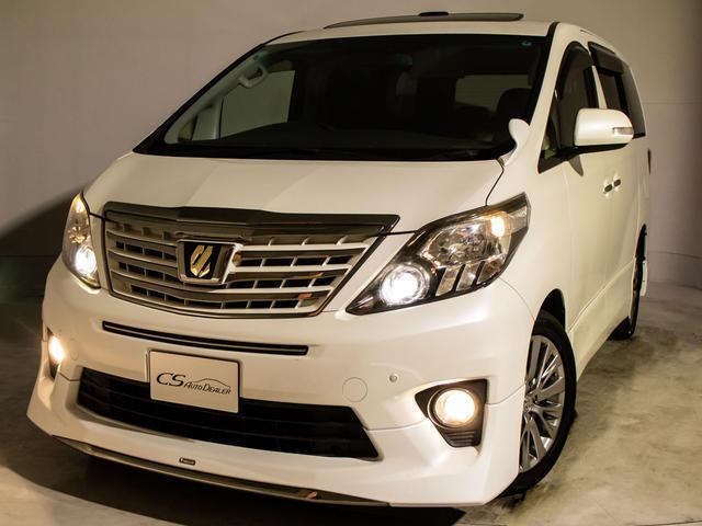 アルファード ２４０Ｓ　タイプゴールドＩＩ　（禁煙車）（モデリスタフルエアロ）（サンルーフ）（純正９型ナビ）後席モニター／両側自動ドア／パワーバックドア／専用黒ハーフレザーシート／ＡＣ１００Ｖ電源／クルーズコントロール／クリアランスソナー／（15枚目）