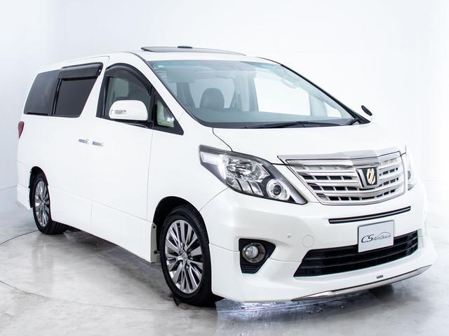 アルファード ２４０Ｓ　タイプゴールドＩＩ　（禁煙車）（モデリスタフルエアロ）（サンルーフ）（純正９型ナビ）後席モニター／両側自動ドア／パワーバックドア／専用黒ハーフレザーシート／ＡＣ１００Ｖ電源／クルーズコントロール／クリアランスソナー／（16枚目）