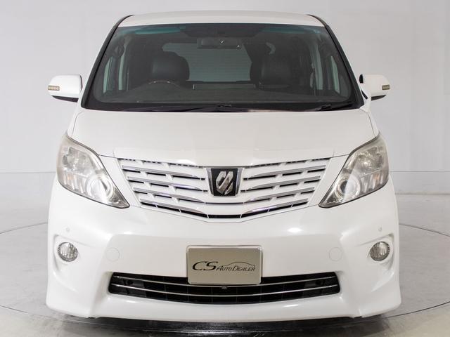 アルファード ２４０Ｓ　プライムセレクションＩＩ　（禁煙車）（アルパインＢＩＧ－Ｘ１０型ナビ）（後席モニター）（黒革調シートカバー）両側自動ドア／パワーバックドア／バックカメラ／車高調／クリアランスソナー／コンビハンドル／ビルトインＥＴＣ／（16枚目）