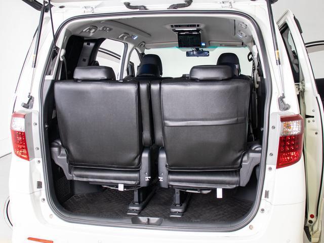 アルファード ２４０Ｓ　プライムセレクションＩＩ　（禁煙車）（アルパインＢＩＧ－Ｘ１０型ナビ）（後席モニター）（黒革調シートカバー）両側自動ドア／パワーバックドア／バックカメラ／車高調／クリアランスソナー／コンビハンドル／ビルトインＥＴＣ／（31枚目）