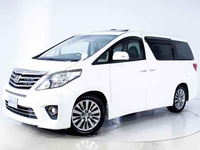 アルファード ２４０Ｓ　タイプゴールドＩＩ　（禁煙車）（サンルーフ）（アルパインＢＩＧ－Ｘ９型ナビ）（後席モニター）専用黒ハーフレザーシート／両側自動ドア／パワーバックドア／クルーズコントロール／クリアランスソナー／コンビハンドル／（12枚目）