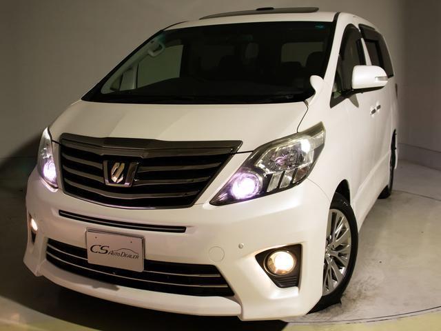 アルファード ２４０Ｓ　タイプゴールドＩＩ　（禁煙車）（サンルーフ）（アルパインＢＩＧ－Ｘ９型ナビ）（後席モニター）専用黒ハーフレザーシート／両側自動ドア／パワーバックドア／クルーズコントロール／クリアランスソナー／コンビハンドル／（14枚目）