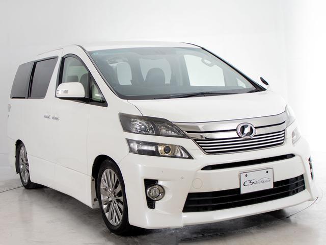 ヴェルファイア ２．４Ｚ　ゴールデンアイズ　（点検記録簿１２枚）（新品タイヤ）（後席モニター）（両側自動ドア）パワーバックドア／専用黒ハーフレザーシート／純正ＨＤＤナビ／バックカメラ／クルーズコントロール／クリアランスソナー／コンビハンドル／（12枚目）