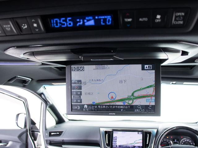 アルファード ２．５Ｓ　Ａパッケージ　タイプブラック　（禁煙車）（シルクブレイズエアロ）（社外１９インチアルミ）（サンルーフ）アルパインＢＩＧ－Ｘ１１型ナビ／後席モニター／前車追従レーダークルーズ／衝突被害軽減ブレーキ／踏み間違い防止装置／両側自動ドア／（8枚目）