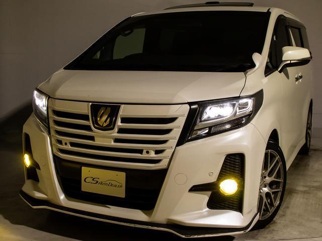 アルファード ２．５Ｓ　Ａパッケージ　タイプブラック　（禁煙車）（シルクブレイズエアロ）（社外１９インチアルミ）（サンルーフ）アルパインＢＩＧ－Ｘ１１型ナビ／後席モニター／前車追従レーダークルーズ／衝突被害軽減ブレーキ／踏み間違い防止装置／両側自動ドア／（13枚目）