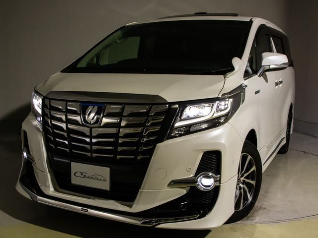 アルファードハイブリッド ＳＲ　Ｃパッケージ　（禁煙車）（サンルーフ）（モデリスタフルエアロ）（黒本革）ＪＢＬサウンド／パーキングアシスト／後席モニター／両側自動ドア／パワーバックドア／バックカメラ／ＡＣ１００Ｖ電源／クリアランスソナー／（15枚目）