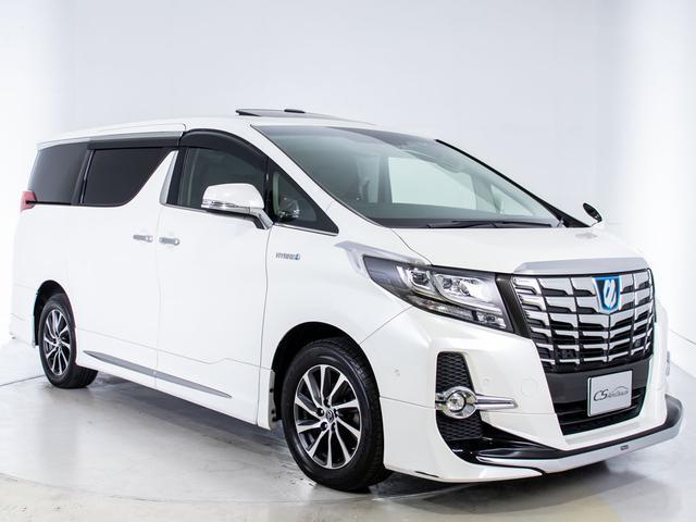 アルファードハイブリッド ＳＲ　Ｃパッケージ　（禁煙車）（サンルーフ）（モデリスタフルエアロ）（黒本革）ＪＢＬサウンド／パーキングアシスト／後席モニター／両側自動ドア／パワーバックドア／バックカメラ／ＡＣ１００Ｖ電源／クリアランスソナー／（18枚目）
