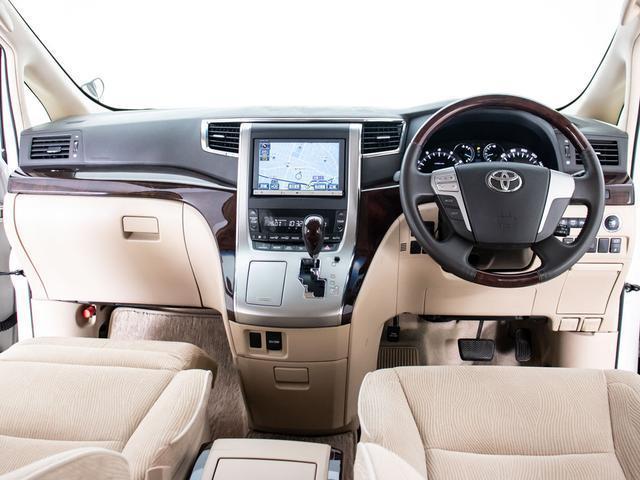 アルファード ２４０Ｇ　（点検記録簿１１枚）（両側自動ドア）（パワーバックドア）（純正ＨＤＤナビ）後席モニター／バックカメラ／クルーズコントロール／クリアランスソナー／ビルトインＥＴＣ／パワーシート／シートメモリー（36枚目）