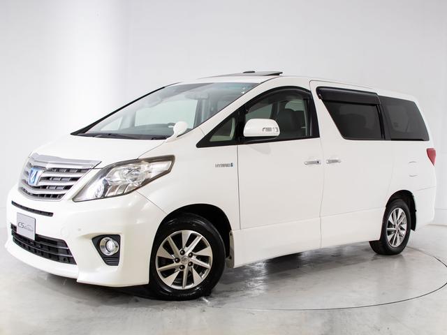 アルファードハイブリッド ＳＲ　Ｃパッケージ　（禁煙車）（４ＷＤ）（サンルーフ）（プレミアムサウンド）黒本革／両側自動ドア／パワーバックドア／バックカメラ／ＡＣ１００Ｖ電源／クルーズコントロール／クリアランスソナー／エグゼクティブシート／（12枚目）