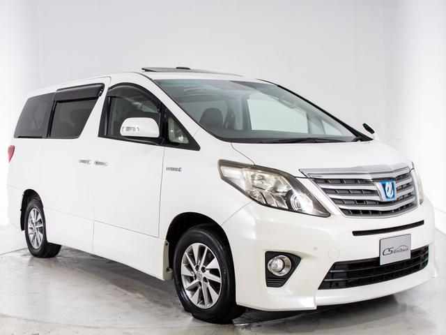 アルファードハイブリッド ＳＲ　Ｃパッケージ　（禁煙車）（４ＷＤ）（サンルーフ）（プレミアムサウンド）黒本革／両側自動ドア／パワーバックドア／バックカメラ／ＡＣ１００Ｖ電源／クルーズコントロール／クリアランスソナー／エグゼクティブシート／（17枚目）