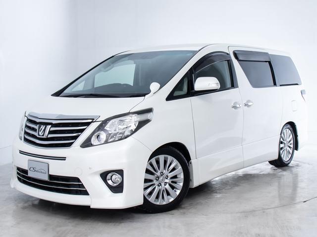 アルファード 240S Cパッケージ (禁煙車)(点検記録簿6枚)(エグゼクティブシート)(両側自動ドア)パワーバックドア/純正HDDナビ/後席モニター/バックカメラ/黒革調シートカバー/車高調/クルーズコントロール/クリアランスソナー/(12枚目)