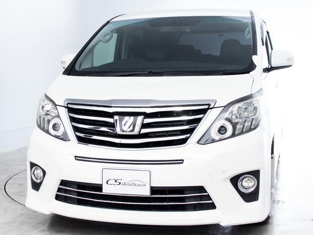 アルファード 240S Cパッケージ (禁煙車)(点検記録簿6枚)(エグゼクティブシート)(両側自動ドア)パワーバックドア/純正HDDナビ/後席モニター/バックカメラ/黒革調シートカバー/車高調/クルーズコントロール/クリアランスソナー/(14枚目)
