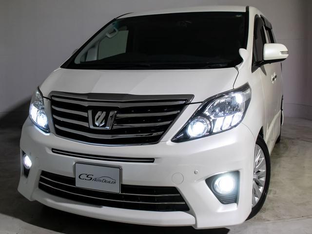 アルファード 240S Cパッケージ (禁煙車)(点検記録簿6枚)(エグゼクティブシート)(両側自動ドア)パワーバックドア/純正HDDナビ/後席モニター/バックカメラ/黒革調シートカバー/車高調/クルーズコントロール/クリアランスソナー/(15枚目)