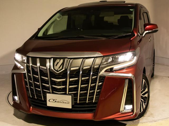 アルファード 2.5S Cパッケージ (禁煙車)(サンルーフ)(トヨタセーフティセンス)(黒合皮エグゼクティブシート)BSM/デジタルインナーミラー/3眼LEDヘッドライト/後席モニター/両側電動スライドドア/AC100V電源/フルセグ(15枚目)