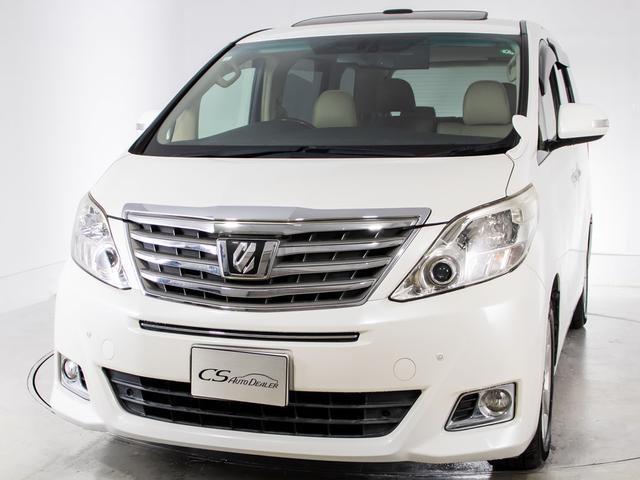 アルファード 240G (禁煙ワンオーナー車)(点検記録簿8枚)(サンルーフ)(後席モニター)両側自動ドア/パワーバックドア/ストラーダナビ/バックカメラ/クルーズコントロール/クリアランスソナー/パワーシート/シートメモリ(13枚目)