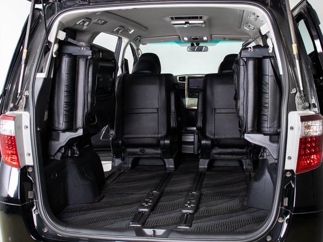 アルファード ２４０Ｓ　プライムセレクションＩＩ　タイプゴールド　（点検記録簿７枚）（ロクサーニ２０インチアルミ）（ダウンサス）（アルパインＢＩＧ－Ｘナビ）後席モニター／黒革調シートカバー／両側自動ドア／パワーバックドア／クルーズコントロール／クリアランスソナー／（28枚目）