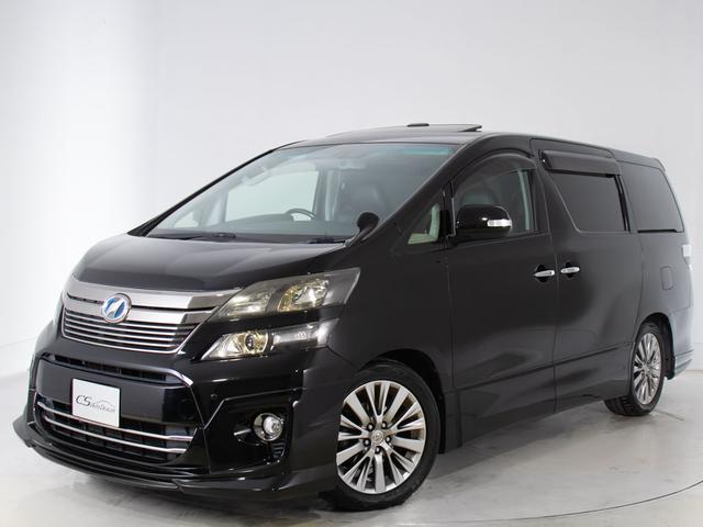 ヴェルファイア ２．４Ｚ　ゴールデンアイズＩＩ　（禁煙車）（エンジン対策済）（サンルーフ）（エアロカスタム）ダウンサス／アルパインＢＩＧ－Ｘ１０型ナビ／後席モニター／両側自動ドア／パワーバックドア／ＡＣ１００Ｖ電源／専用黒ハーフレザーシート／（12枚目）
