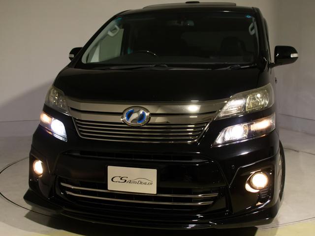 ヴェルファイア ２．４Ｚ　ゴールデンアイズＩＩ　（禁煙車）（エンジン対策済）（サンルーフ）（エアロカスタム）ダウンサス／アルパインＢＩＧ－Ｘ１０型ナビ／後席モニター／両側自動ドア／パワーバックドア／ＡＣ１００Ｖ電源／専用黒ハーフレザーシート／（16枚目）
