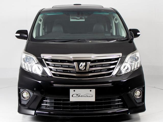 アルファード ２４０Ｓ　タイプゴールド　（禁煙車）（サンルーフ）（ＷＯＲＫ２０インチアルミ）（ダウンサス）純正ＨＤＤナビ／後席モニター／専用黒ハーフレザーシート／両側自動ドア／パワーバックドア／クルーズコントロール／クリアランスソナー／（14枚目）