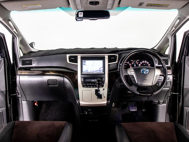 アルファード ２４０Ｓ　タイプゴールド　（禁煙車）（サンルーフ）（ＷＯＲＫ２０インチアルミ）（ダウンサス）純正ＨＤＤナビ／後席モニター／専用黒ハーフレザーシート／両側自動ドア／パワーバックドア／クルーズコントロール／クリアランスソナー／（34枚目）