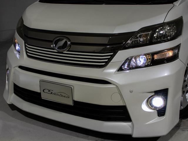 ヴェルファイア ２．４Ｚ　ゴールデンアイズ　（禁煙車）（点検記録簿１０枚）（アルパインＢＩＧ－Ｘ９型ナビ）（後席モニター）車高調／専用黒ハーフレザーシート／両側自動ドア／パワーバックドア／クルーズコントロール／クリアランスソナー／コンビハンドル（15枚目）