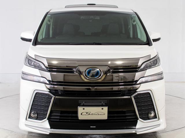 ヴェルファイアハイブリッド ＺＲ　Ｇエディション　（点検記録簿１１枚）（モデリスタエアロ）（サンルーフ）（黒本革）ＪＢＬサウンド／全方位カメラ／後席モニター／前車追従レーダークルーズ／衝突被害軽減ブレーキ／踏み間違い防止装置／両側自動ドア／（12枚目）