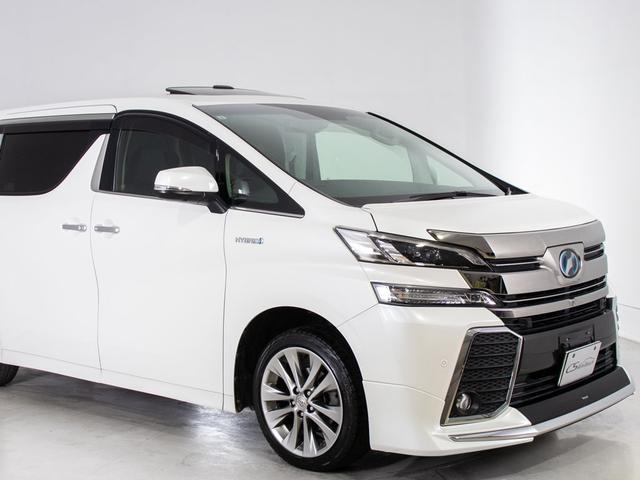 ヴェルファイアハイブリッド ＺＲ　Ｇエディション　（点検記録簿１１枚）（モデリスタエアロ）（サンルーフ）（黒本革）ＪＢＬサウンド／全方位カメラ／後席モニター／前車追従レーダークルーズ／衝突被害軽減ブレーキ／踏み間違い防止装置／両側自動ドア／（15枚目）