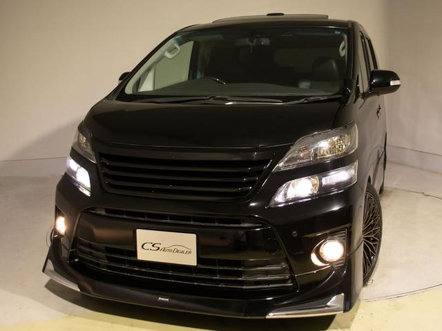 ヴェルファイア 2.4Z ゴールデンアイズII (エンジン対策済)(サンルーフ)(モデリスタエアロ)(社外20インチアルミ&ダウンサス)純正9型ナビ/後席モニター/両側自動ドア/パワーバックドア/コンビハンドル/AC100V/クルーズコントロール(14枚目)