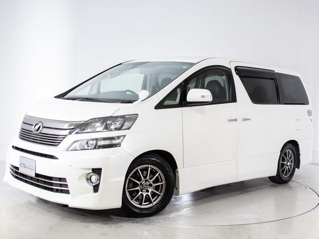 ヴェルファイア ２．４Ｚ　（禁煙車）（点検記録簿１０枚）（４ＷＤ）（エンジン対策済み）８人乗りフルフラットシート／ダウンサス／黒革調シートカバー／純正ＳＤナビ／後席モニター／両側自動ドア／バックカメラ／クリアランスソナー／（12枚目）