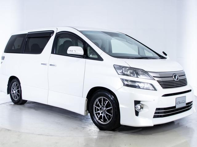 ヴェルファイア ２．４Ｚ　（禁煙車）（点検記録簿１０枚）（４ＷＤ）（エンジン対策済み）８人乗りフルフラットシート／ダウンサス／黒革調シートカバー／純正ＳＤナビ／後席モニター／両側自動ドア／バックカメラ／クリアランスソナー／（15枚目）