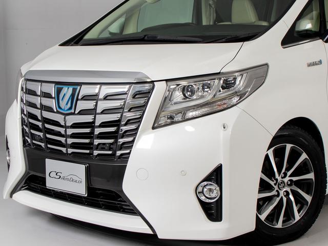 アルファードハイブリッド エグゼクティブラウンジ　（禁煙）（点検記録簿７枚）（ベージュ本革）（ＪＢＬサウンド）全方位カメラ／後席モニター／前車追従レーダークルーズ／衝突被害軽減ブレーキ／自動ハイビーム／踏み間違い防止装置／１５００Ｗ給電／冷暖房シート（16枚目）