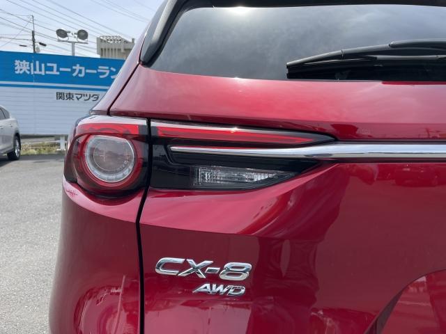 ＣＸ－８ ２．５　２５Ｔ　プロアクティブ　４ＷＤ　６人乗り　パワーリアゲート　ルーフレール　ＬＥＤヘッドライト　前席シートヒーター　オートライト　記録簿　ターボモデル　ＥＴＣ　電動シート　４ＷＤ　アイドリングストップ　レーンキープアシスト　ナビＴＶ（27枚目）