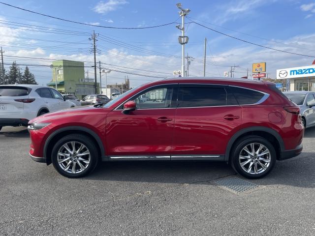 ＣＸ－８ ２．２　ＸＤ　Ｌパッケージ　ディーゼルターボ　６人乗り　ＢＯＳＥサウンドシステム　リアシートモニター　オートリアゲート　定期点検記録簿　ＤＶＤ再生機能　レーンキープ　本革シート　Ｂｌｕｅｔｏｏｔｈ接続　クリアランスソナー　１オーナー　パワーシート（39枚目）