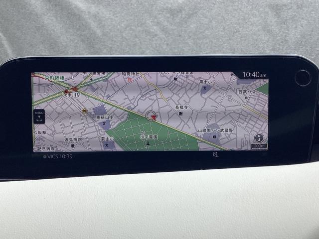 MAZDA3ファストバック 2.0 20S 100周年 特別記念車 赤革 ナビ ETC2.0 ドラレコ 360度ビューモニター スマートブレーキサポート フルセグ 車線逸脱警報 パーキングセンサー ワンオーナー シートヒーター DVD ドラレコ オートライト ETC(4枚目)