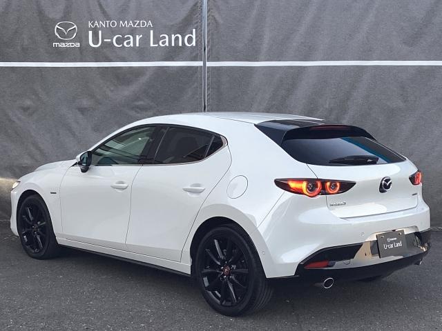 MAZDA3ファストバック 2.0 20S 100周年 特別記念車 赤革 ナビ ETC2.0 ドラレコ 360度ビューモニター スマートブレーキサポート フルセグ 車線逸脱警報 パーキングセンサー ワンオーナー シートヒーター DVD ドラレコ オートライト ETC(37枚目)