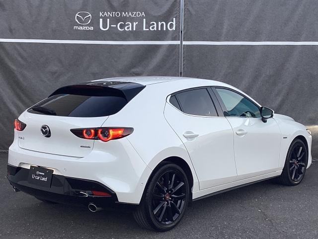 MAZDA3ファストバック 2.0 20S 100周年 特別記念車 赤革 ナビ ETC2.0 ドラレコ 360度ビューモニター スマートブレーキサポート フルセグ 車線逸脱警報 パーキングセンサー ワンオーナー シートヒーター DVD ドラレコ オートライト ETC(38枚目)