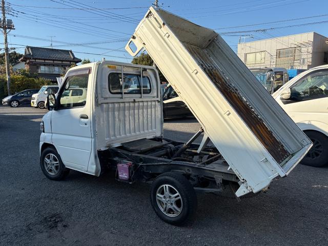 ミニキャブトラック ダンプ　４ＷＤ　５ＭＴ　社外オーディオ　社外アルミ（8枚目）