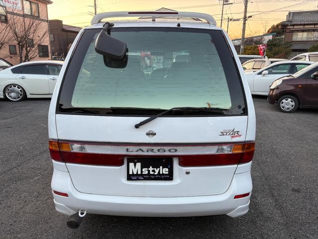 ラルゴ ハイウェイスターツーリング　パノラマサンルーフ　ハーフレザーシート　イージークローザー　丸目４灯　純正エアロ　純正アルミ　フルノーマル車両（15枚目）