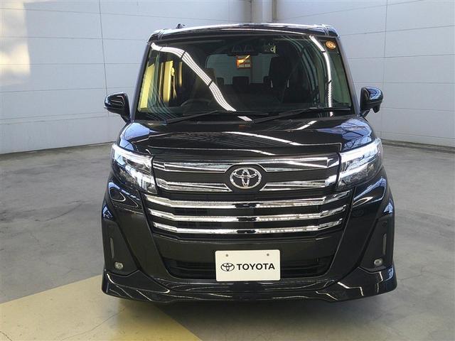 ルーミー カスタムG アイドリング 両側電動SD LEDヘット バックビューモニター 衝突回避ブレーキ 地デジ スマートキー メモリナビ クルーズコントロール 点検記録簿 DVD ETC ドライブレコーダー 1オーナー(2枚目)