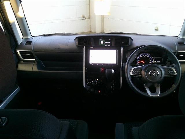 ルーミー カスタムG アイドリング 両側電動SD LEDヘット バックビューモニター 衝突回避ブレーキ 地デジ スマートキー メモリナビ クルーズコントロール 点検記録簿 DVD ETC ドライブレコーダー 1オーナー(5枚目)